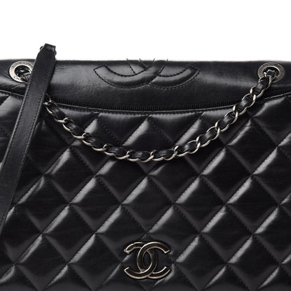 Chanel Calfskin Quilted Ballerine Flap Black 10 of 10
