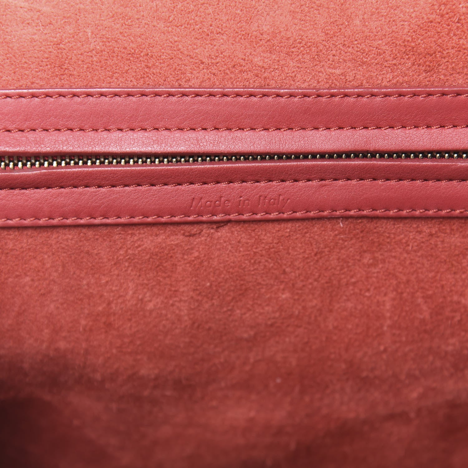 Celine Supple Calfskin Medium Phantom Luggage Red 7 of 18