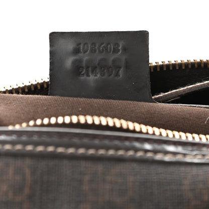 Gucci GG Supreme Monogram Medium Boston Dark Brown 7 of 10