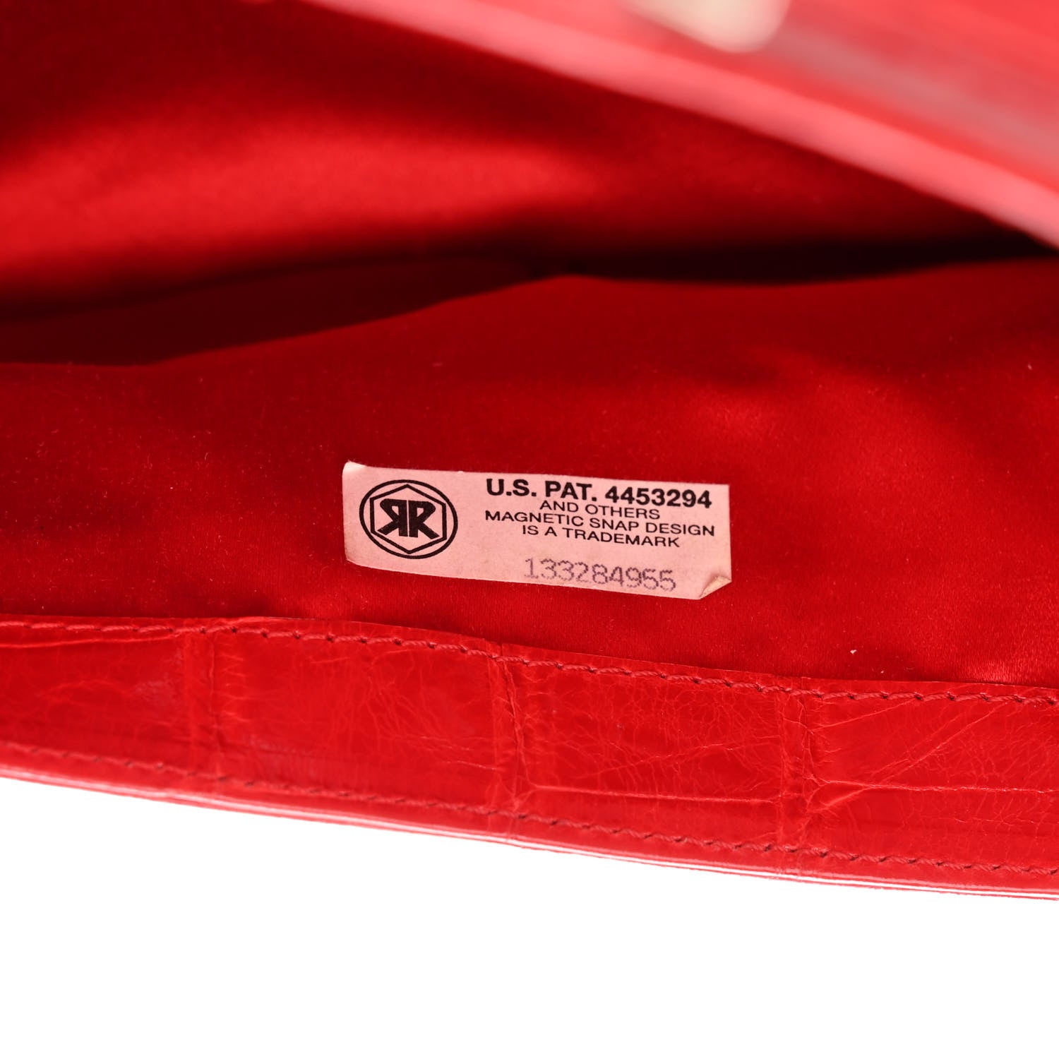 Fendi Crocodile Baguette Red 8 of 13