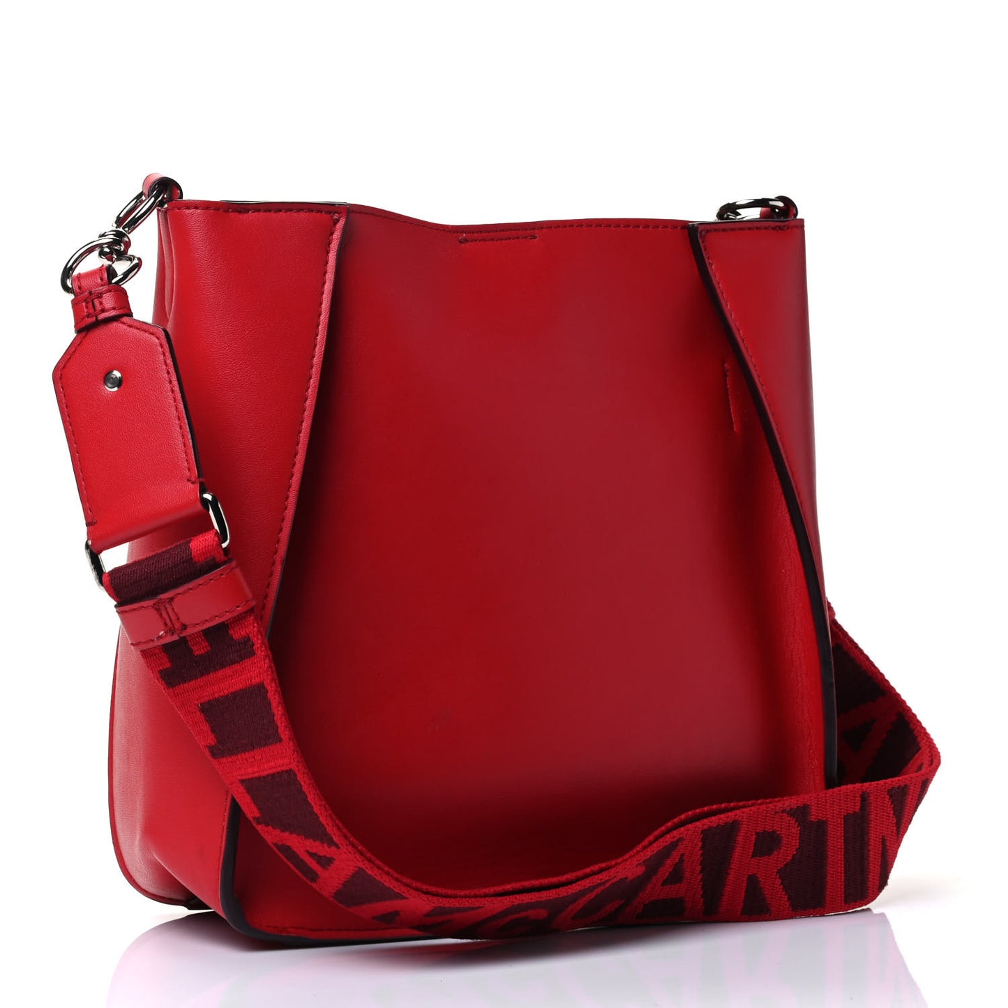 Eco Alter Nappa Perforated Logo Mini Crossbody Lover Red