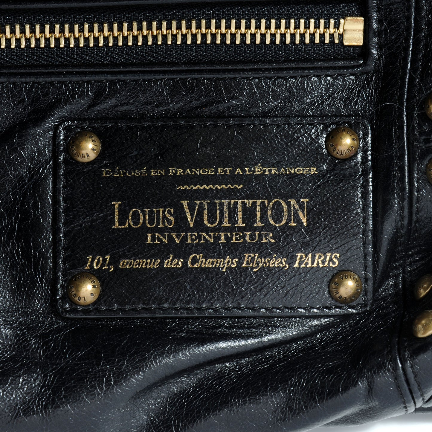 Lambskin Riveting Black