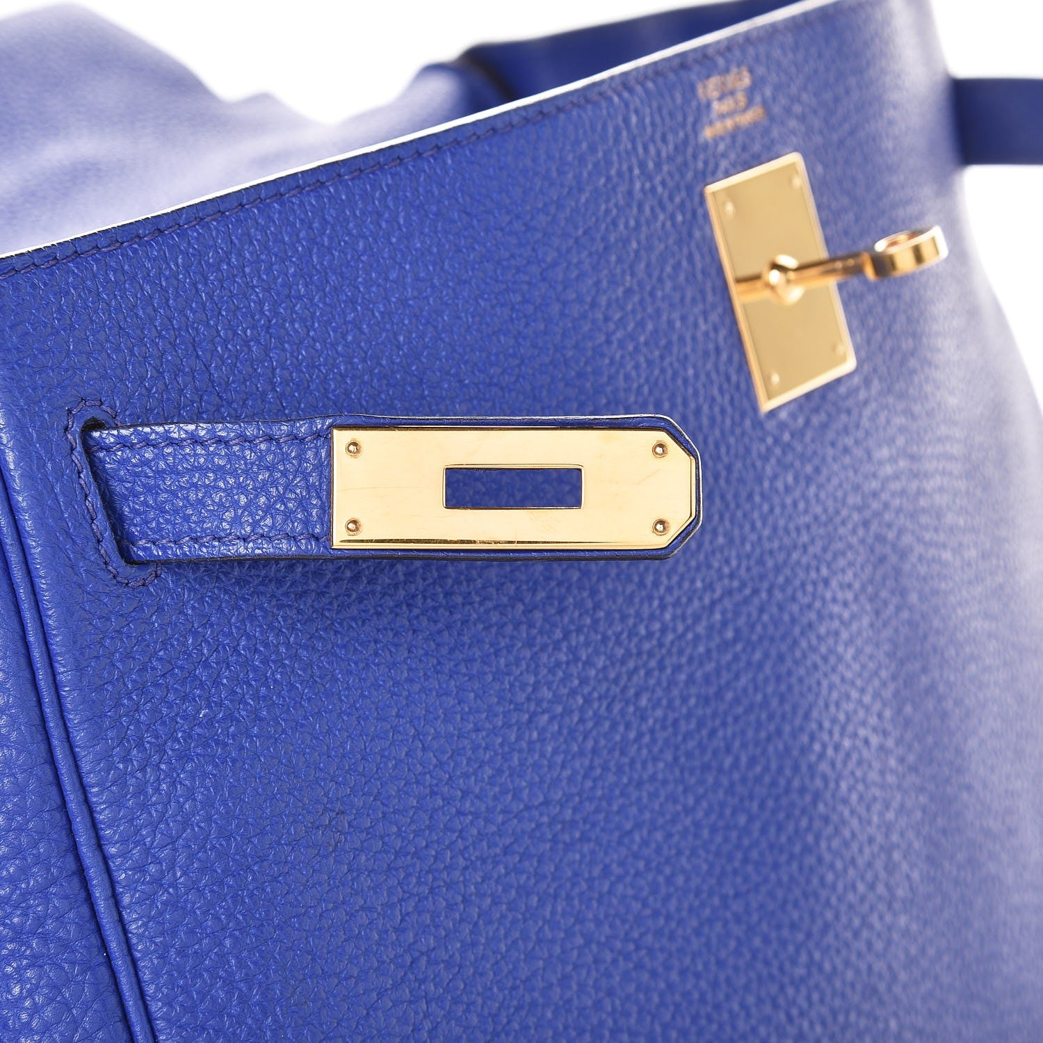 Hermes Togo Kelly Retourne 32 Bleu Electrique 36 of 49