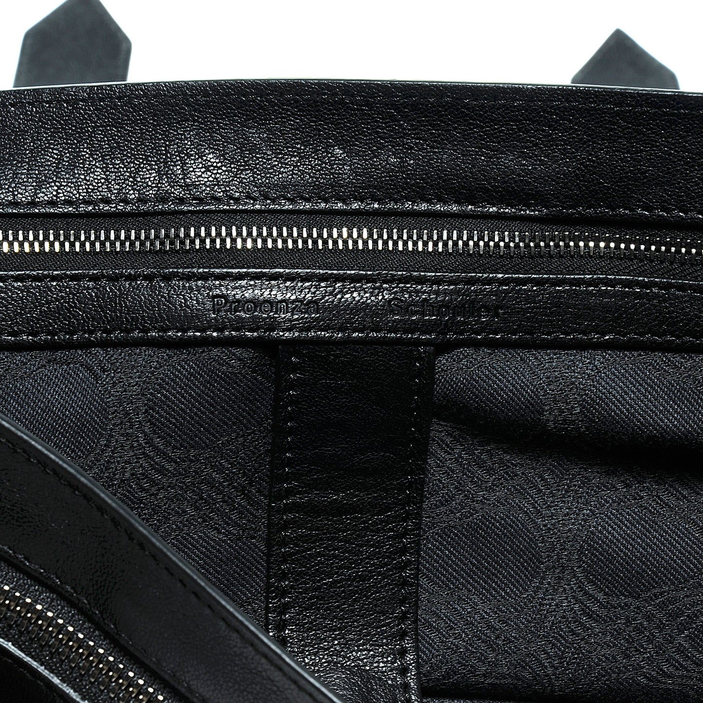 Lambskin PS1 Large Satchel Black