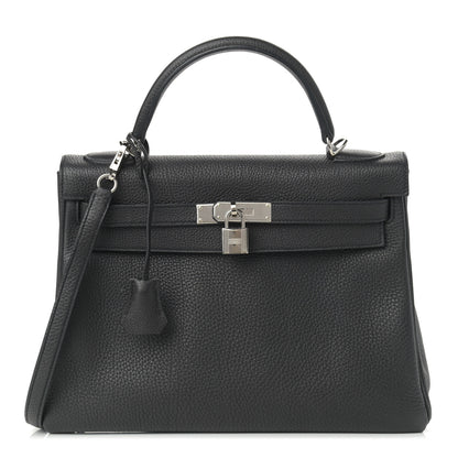 Hermes Togo Kelly Retourne 32 Black 1 of 12