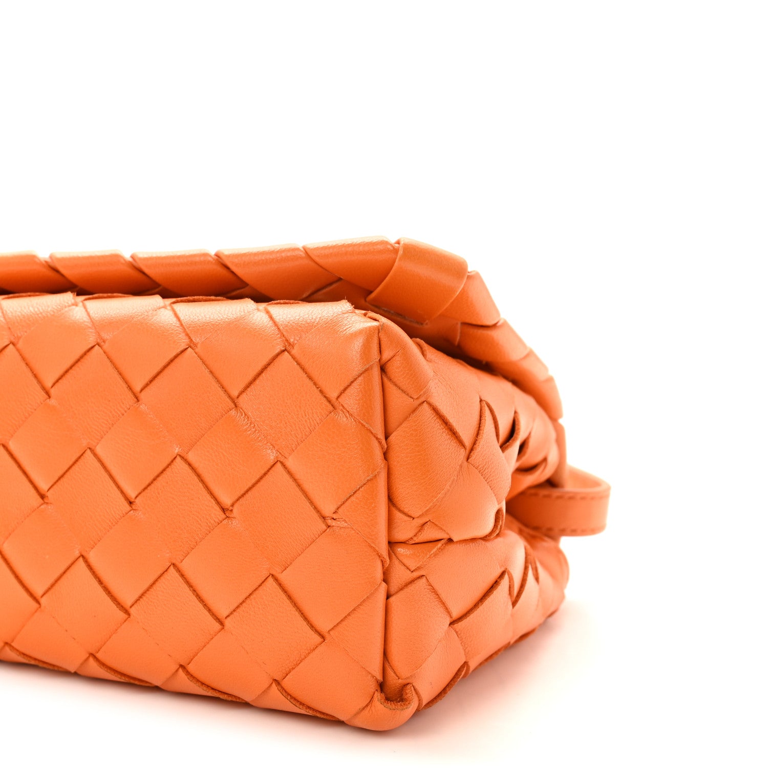 Bottega Veneta Nappa Intrecciato Mini Crossbody Tangerine 1917358