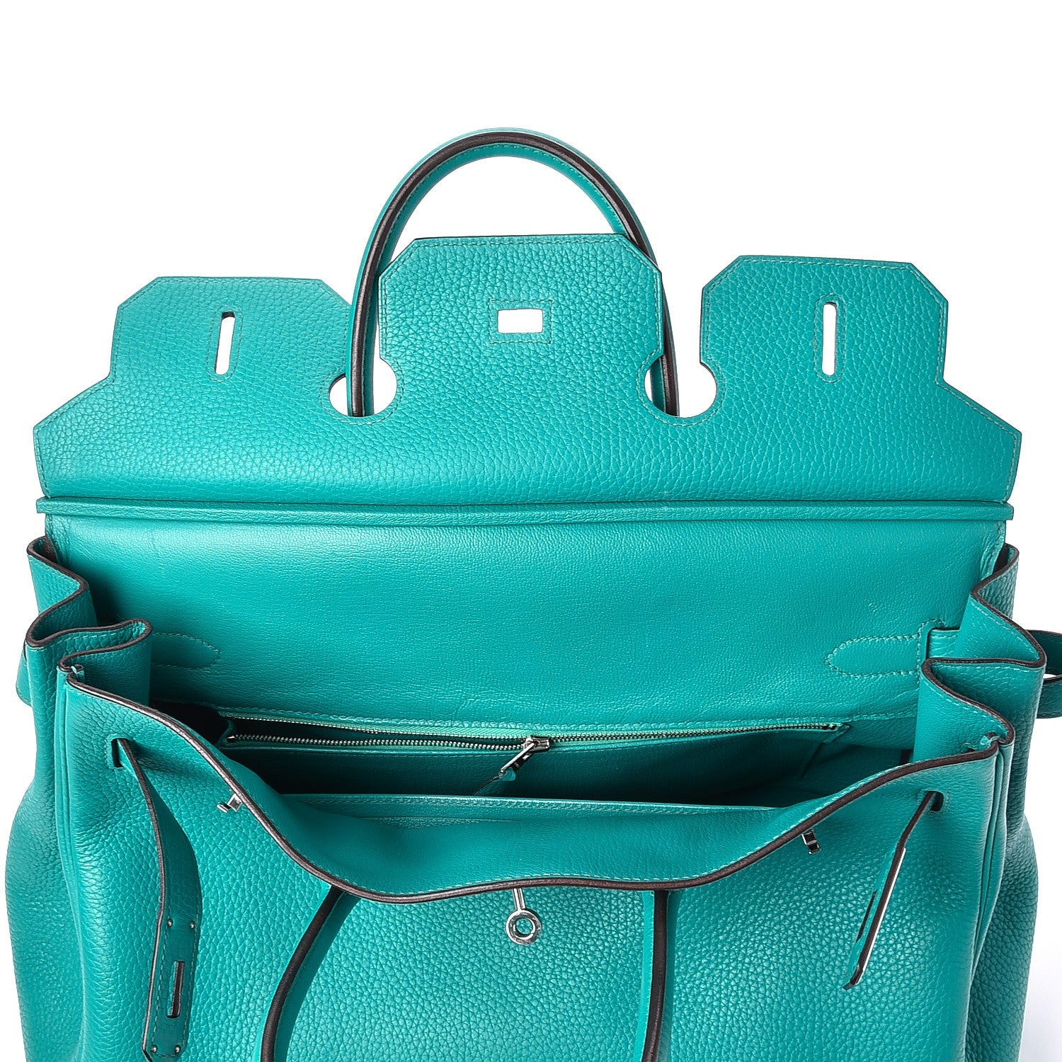 Hermes Taurillon Clemence Birkin 35 Bleu Paon 14 of 23