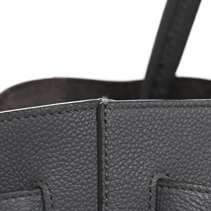 Celine Soft Grained Calfskin Small Belt Cabas Phantom Medium Grey 10 of 10