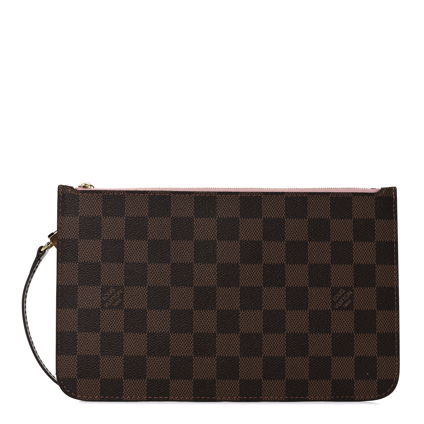 Damier Ebene Neverfull MM GM Pochette Rose Ballerine