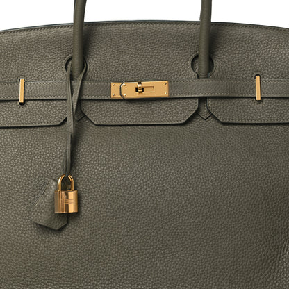 Hermes Togo Birkin 40 Vert Veronese 7 of 9