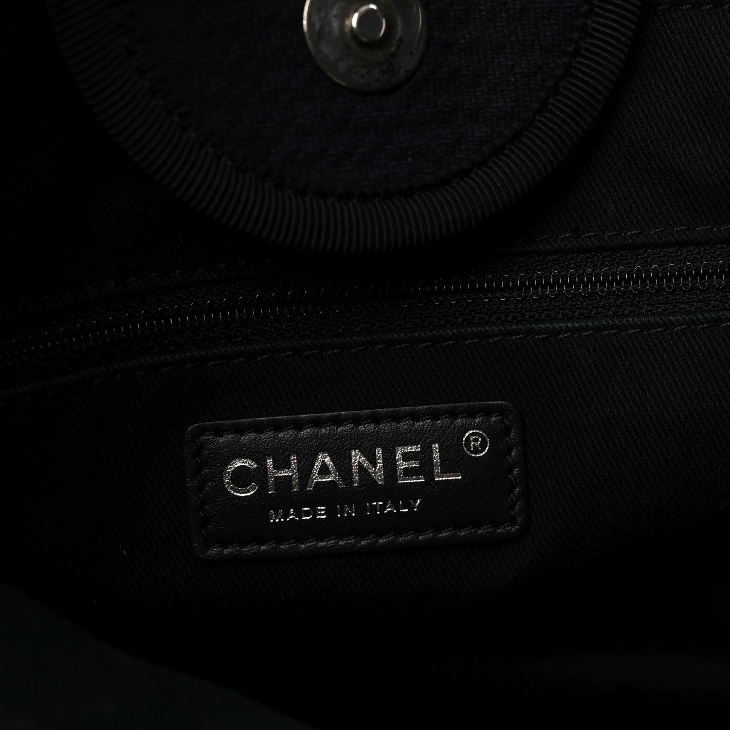 Chanel Canvas Medium Deauville Tote Black 6 of 11