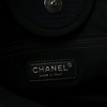 Chanel Canvas Medium Deauville Tote Black 6 of 11