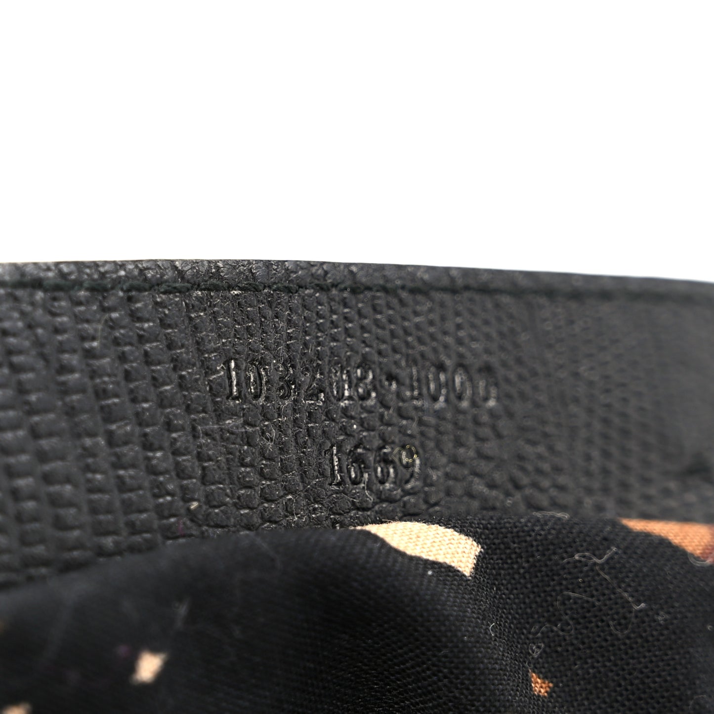 Lizard Embossed First Black