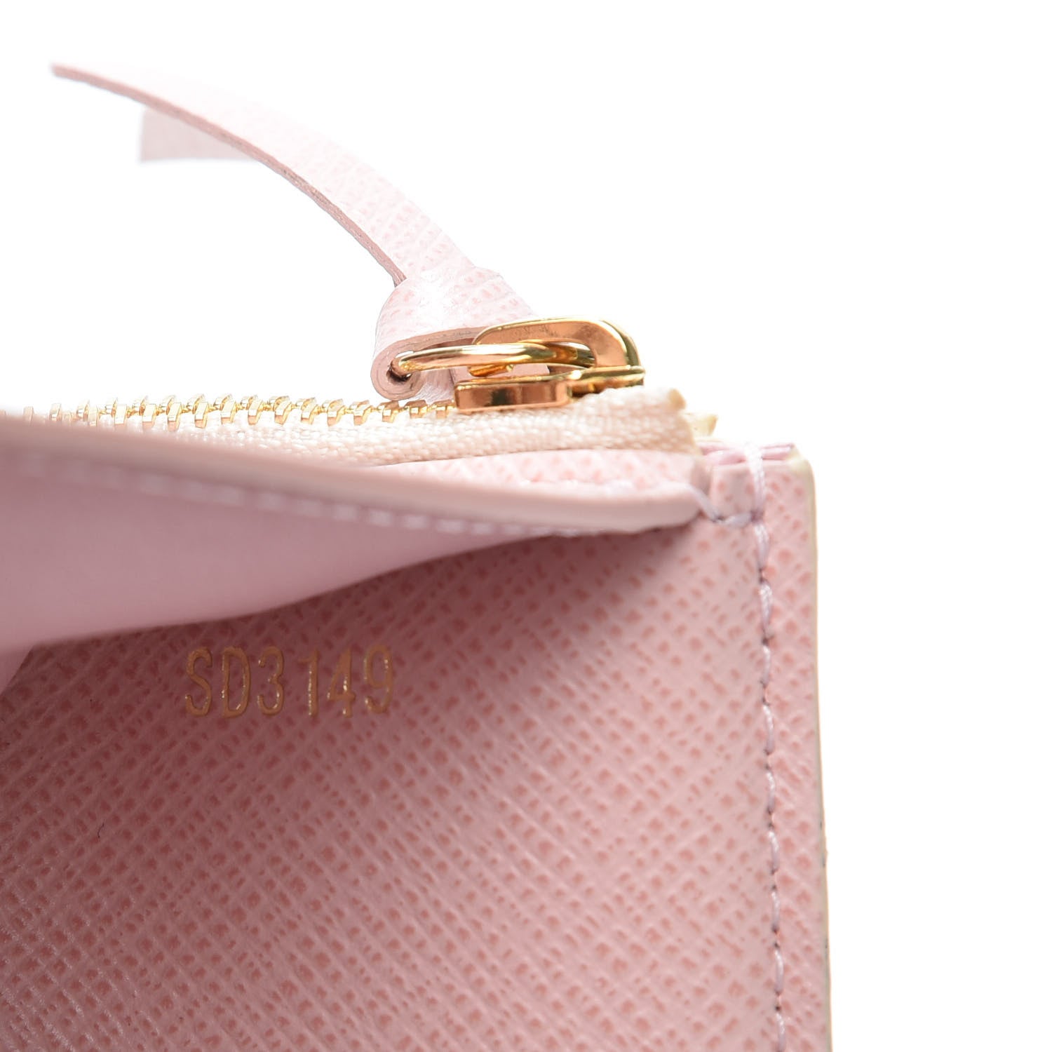 Louis Vuitton Damier Azur Victorine Wallet Rose Ballerine 6 of 6