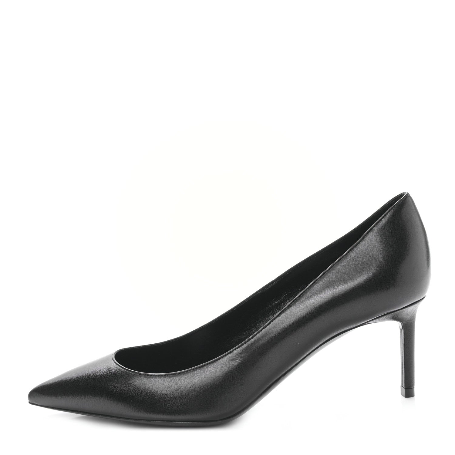 Saint Laurent Calfskin Anja 85 Pumps 37 Black 1 of 9