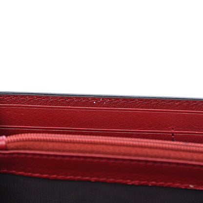 Gucci Calfskin Default Flap Wallet Cherry 10 of 12