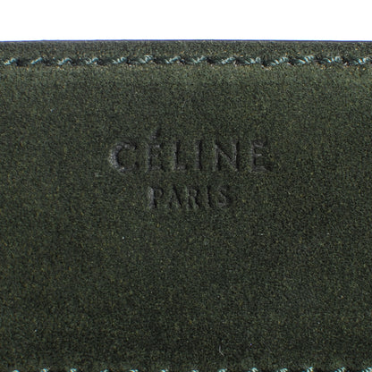 Celine Suede Small Phantom Luggage Olive 6 of 10
