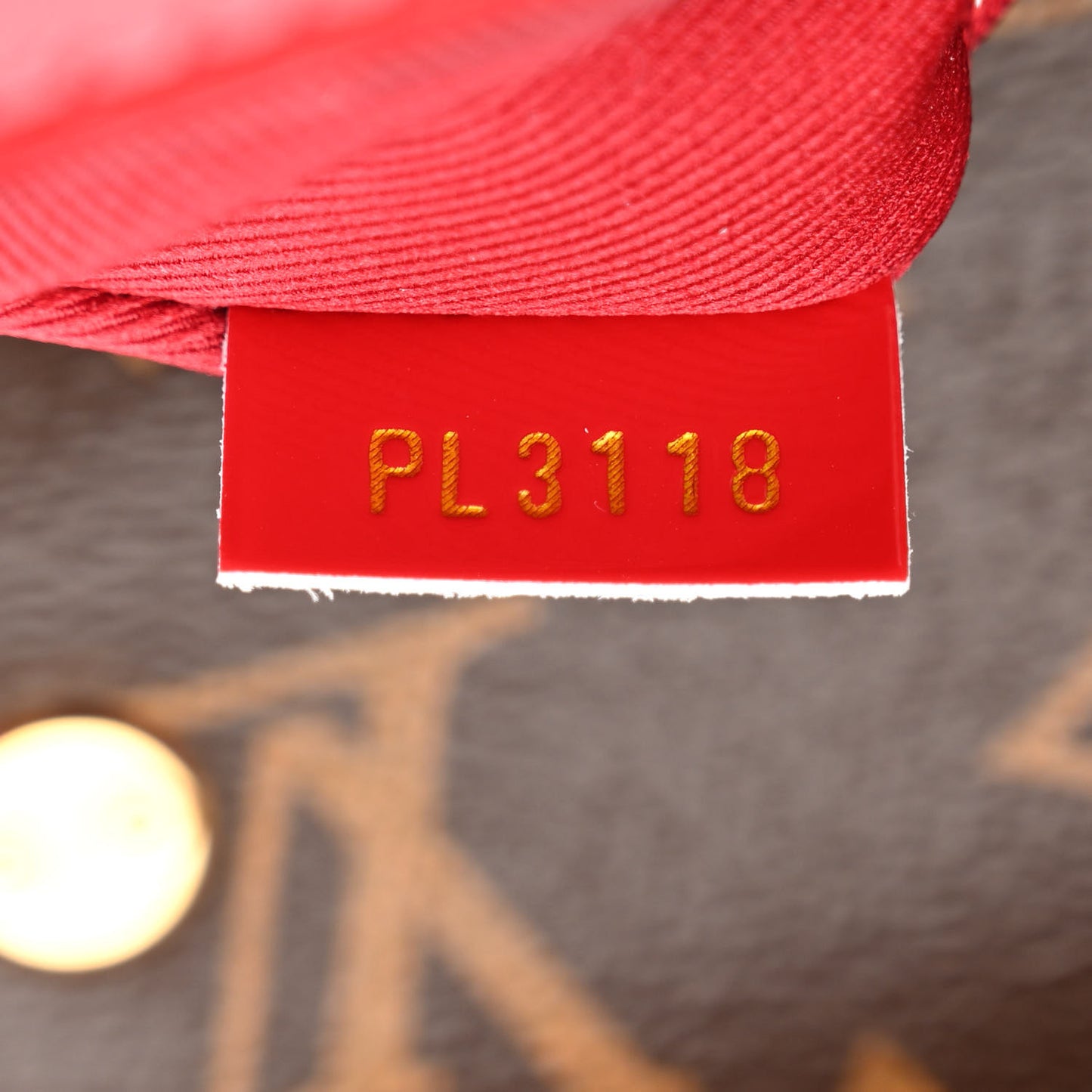 Patent Calfskin Monogram Cherrywood BB Scarlet