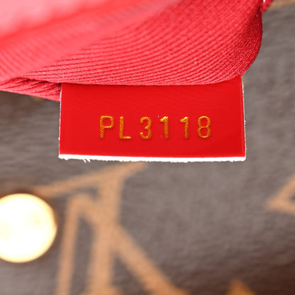 Louis Vuitton Patent Calfskin Monogram Cherrywood BB Scarlet 7 of 13