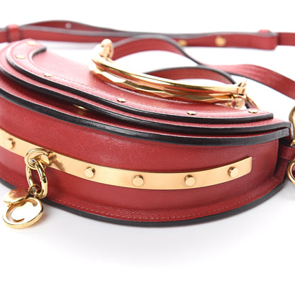 Chloe Calfskin Small Nile Bracelet Minaudiere Bag Dahlia Red 8 of 8