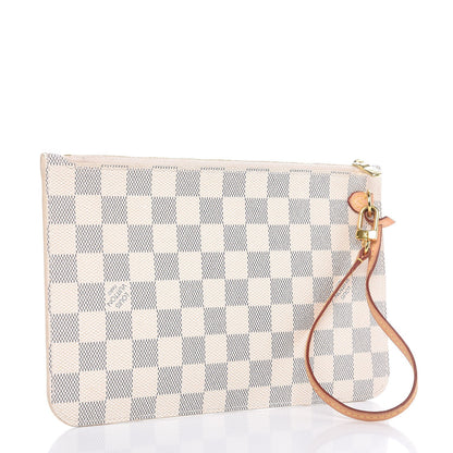 Louis Vuitton Damier Azur Neverfull MM GM Pochette 3 of 8