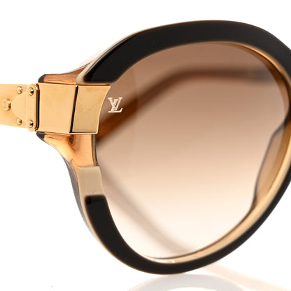 Louis Vuitton Petit Soupcon Cat Eye Sunglasses Z0487W Brown 7 of 8