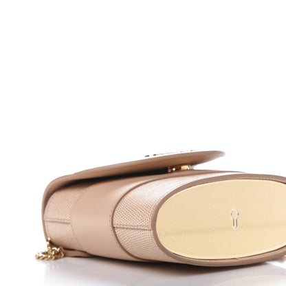 Chloe Calfskin Lizard Embossed Small Aby Lock Delicate Pink 6 of 11