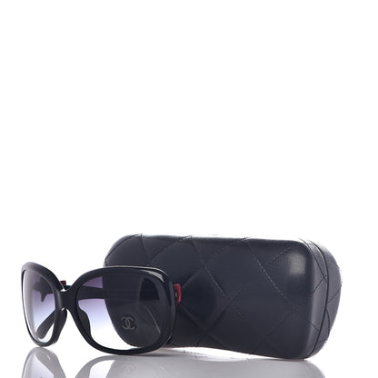 Chanel Acetate CC Bow Sunglasses 5171 Black White 7 of 7