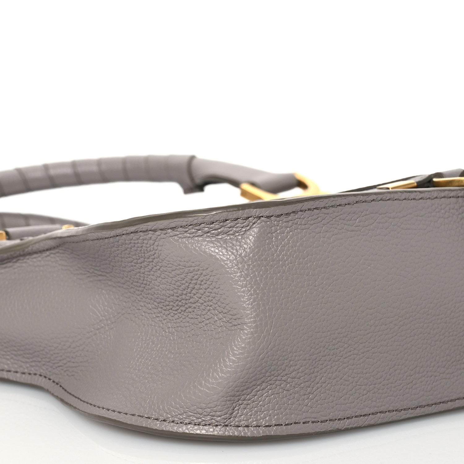 Chloe Calfskin Small Marcie Satchel Cashmere Grey 9 of 11