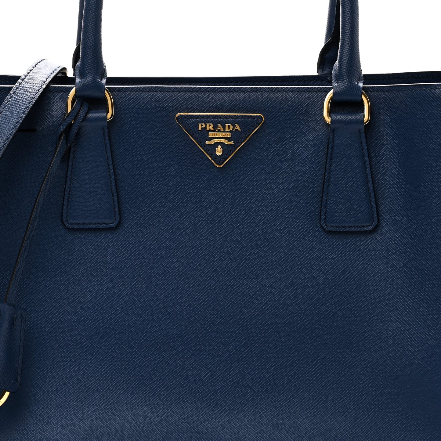 Saffiano Lux Medium Tote Bluette