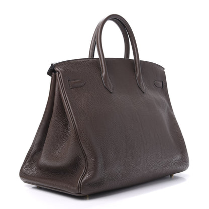 Hermes Togo Birkin 40 Chocolate 3 of 33