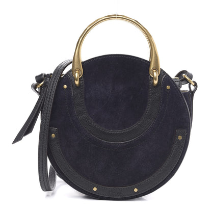 Chloe Calfskin Suede Small Pixie Bag Full Blue 1 of 10