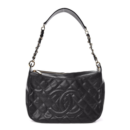 Chanel Caviar Quilted Timeless CC Shoulder Bag Black 1 of 11