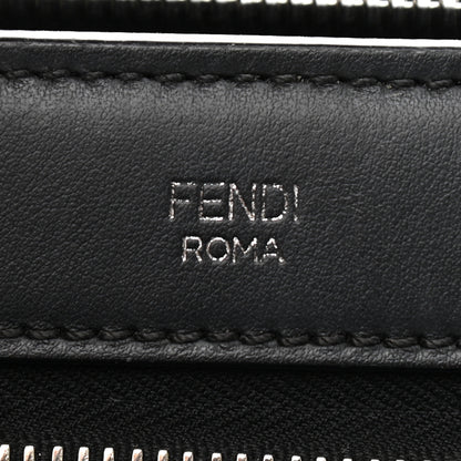 Fendi Vitello Baltico Dolce DotCom Satchel Black Blue Royal 7 of 14
