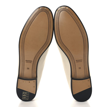 Gucci Malaga Kid Crystal Horsebit Womens Jordaan Loafers 39 Mystic White 6 of 11