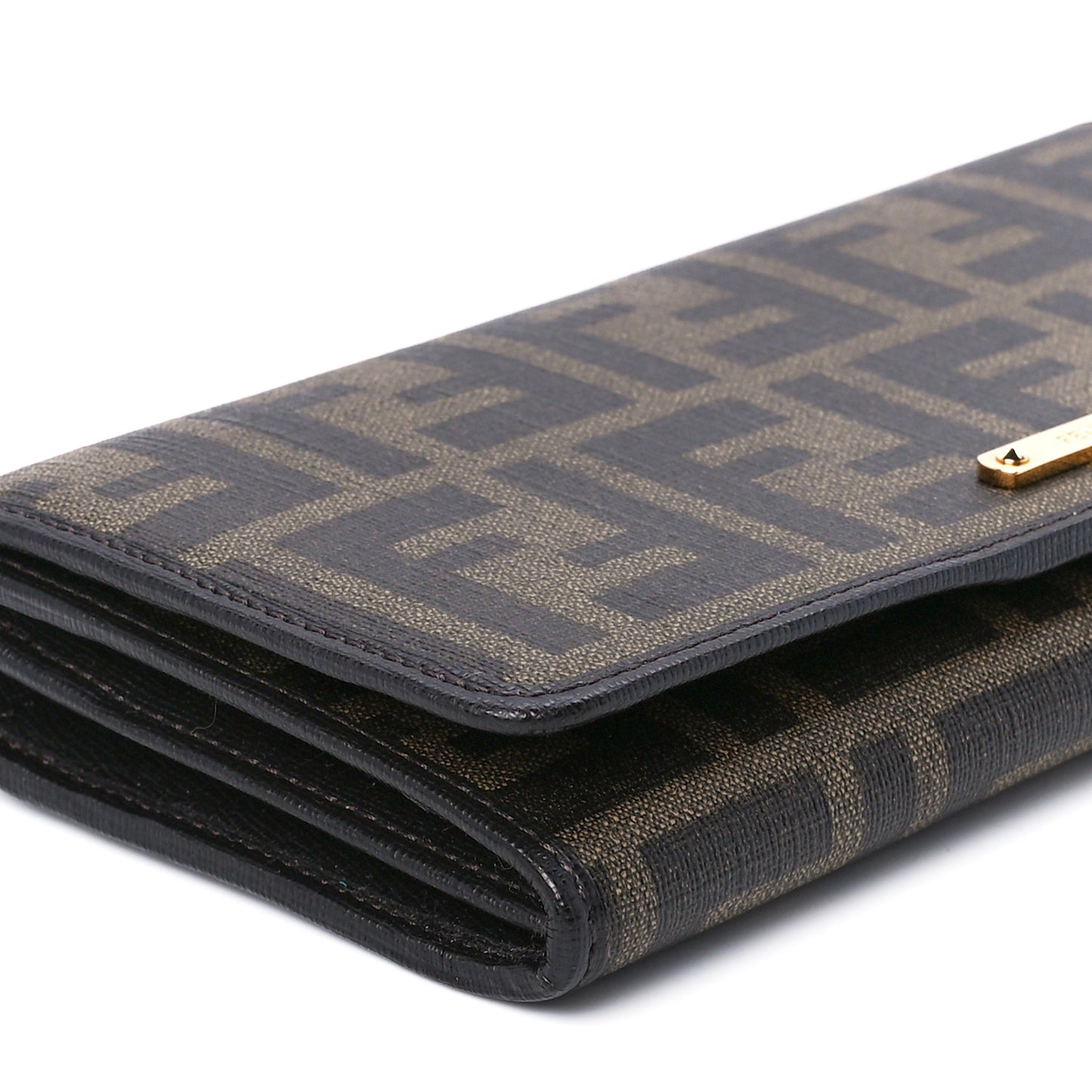 Zucca Spalmati Vitello Elite Continental Wallet Tobacco