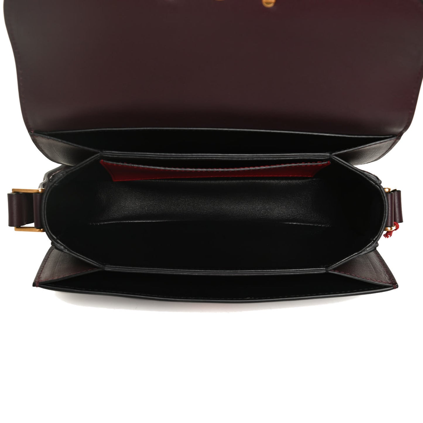 Smooth Calfskin Supervee Shoulder Bag Rubin