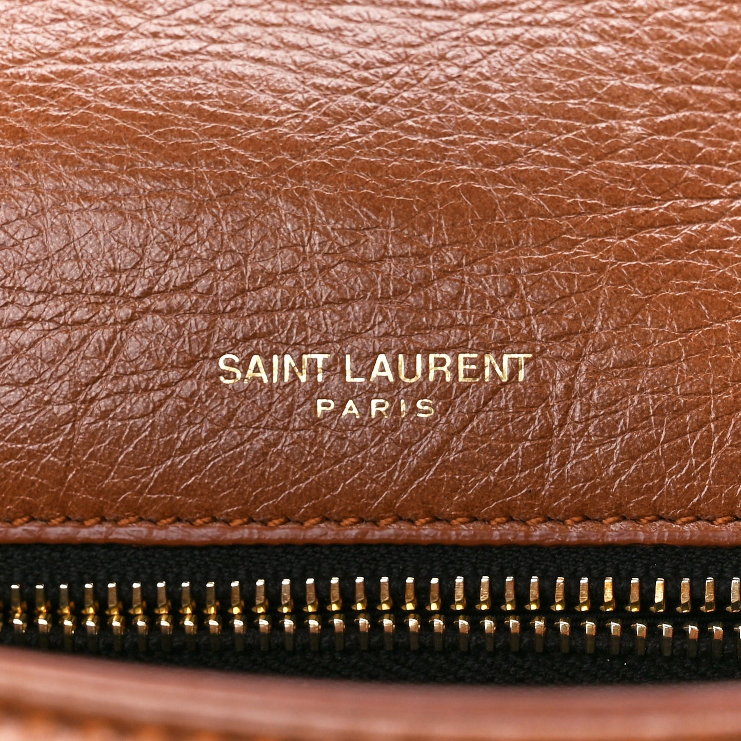 Crinkled Calfskin Matelasse Monogram Medium Niki Chain Satchel Caramel
