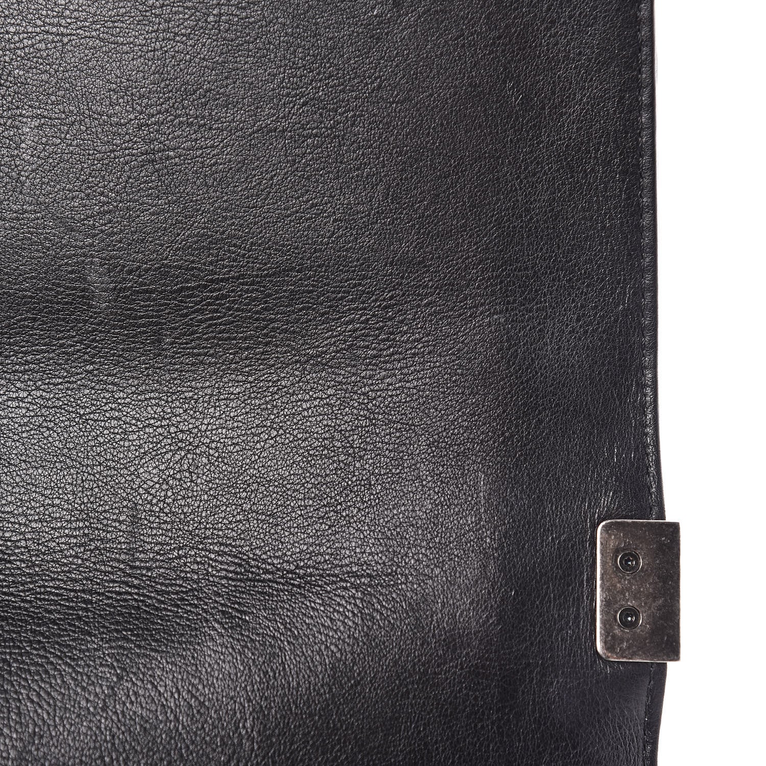 Chanel Calfskin Double Stitch Medium Boy Flap Black 10 of 16