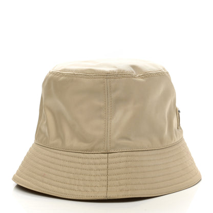 Prada Re-Nylon Metal Triangle Logo Womens Bucket Hat S Deserto 5 of 10