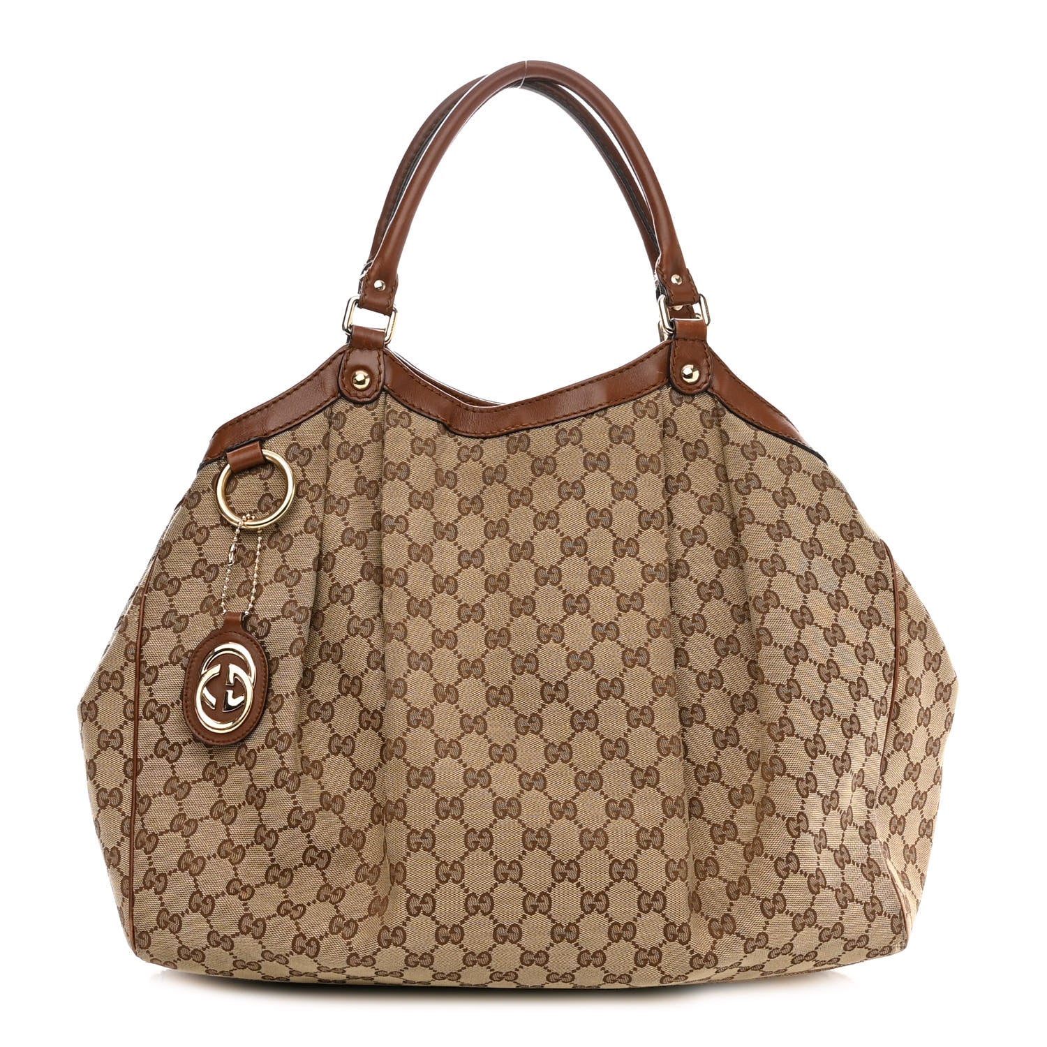 Gucci Monogram Large Sukey Tote Brown 1 of 13