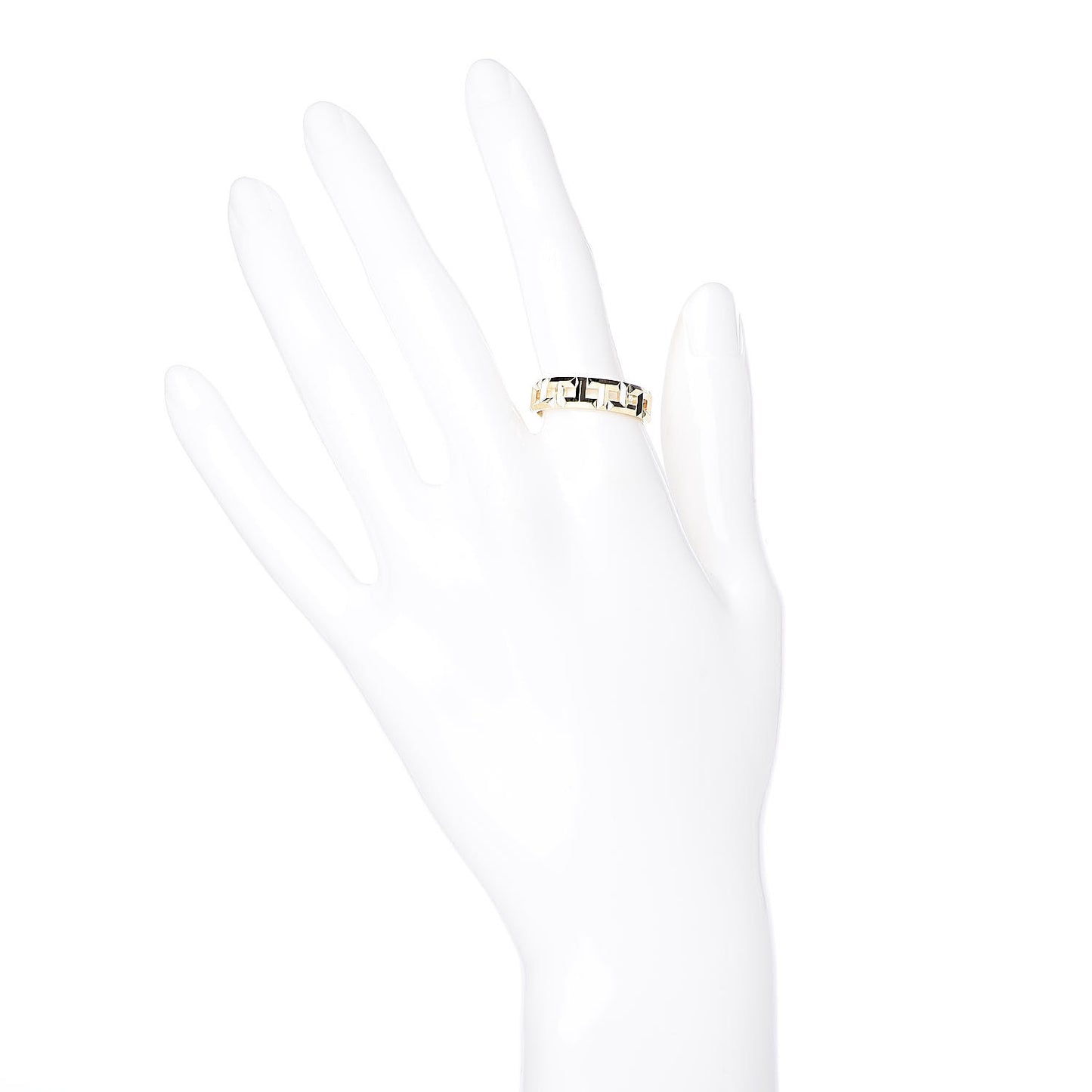 18K Yellow Gold T True Wide Ring 57 8