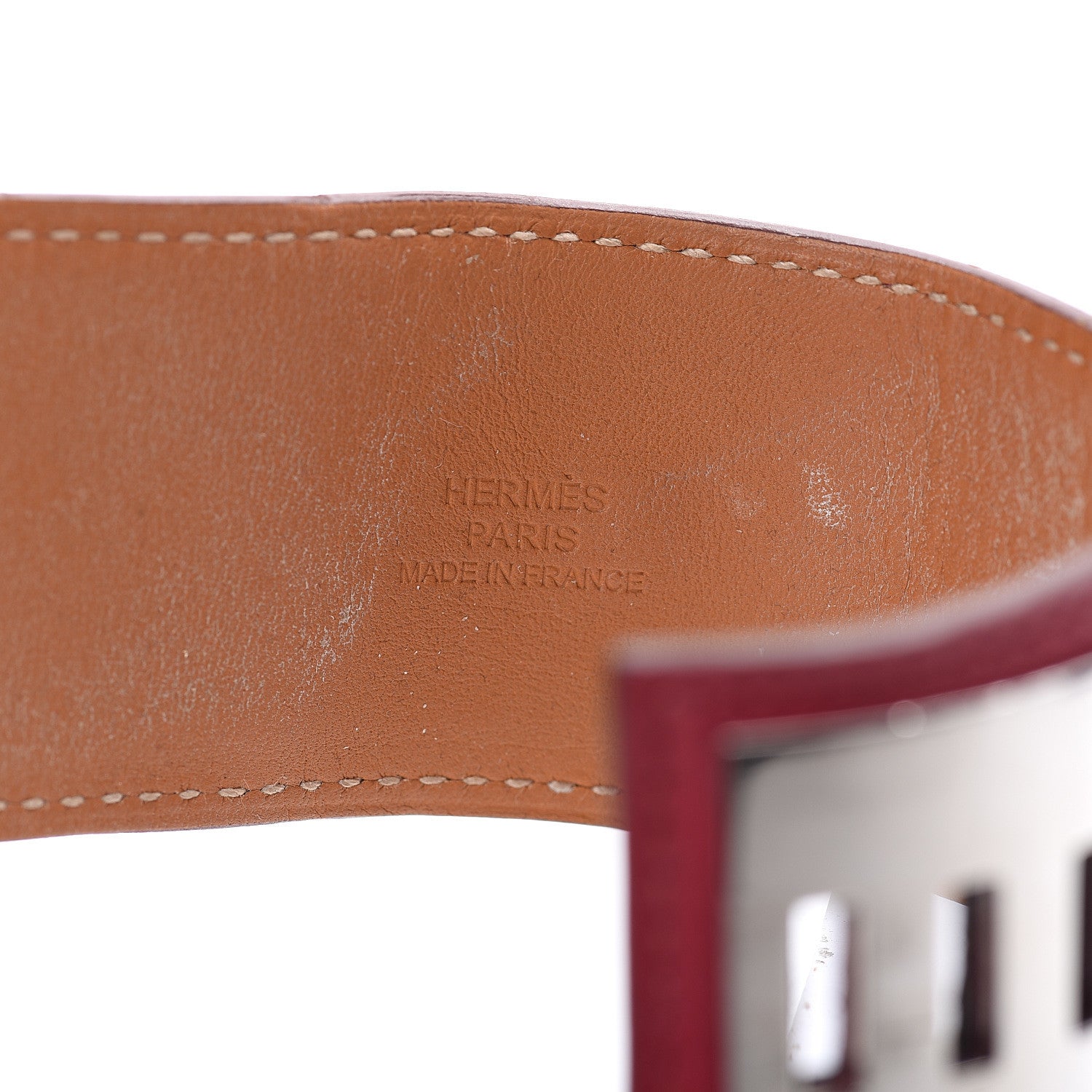 Hermes Swift Collier de Chien CDC Bracelet M Rubis 3 of 9