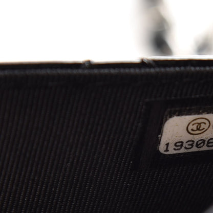 Chanel Patent Quilted Wallet On Chain WOC Black 8 of 10