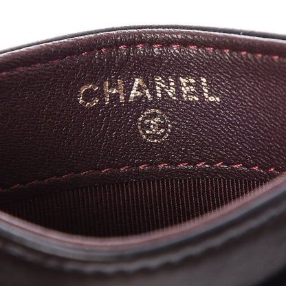 Chanel Lambskin Quilted Card Holder Black 7 of 9