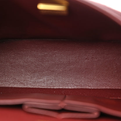 Chanel Caviar Quilted Small Double Flap Burgundy 5 of 11