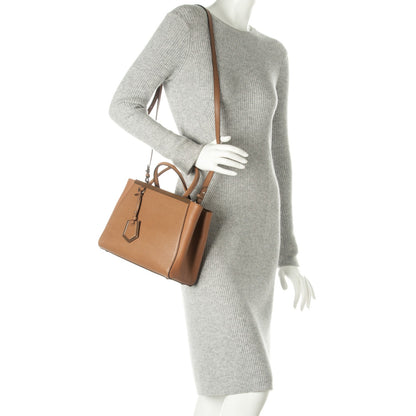 Fendi Vitello Elite Petite 2Jours Tote Orzo 2 of 7