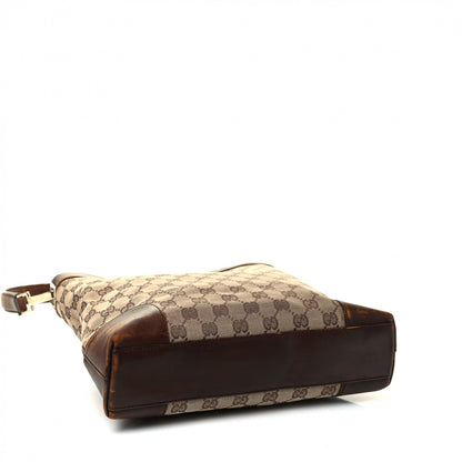 Gucci Monogram Shoulder Bag Dark Brown 3 of 4