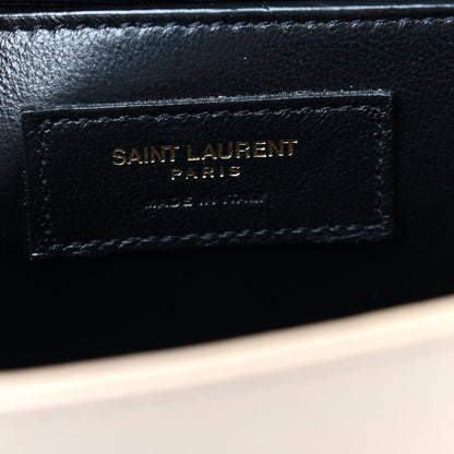 Saint Laurent Grain De Poudre Small Monogram Kate Satchel Nude Powder 7 of 7