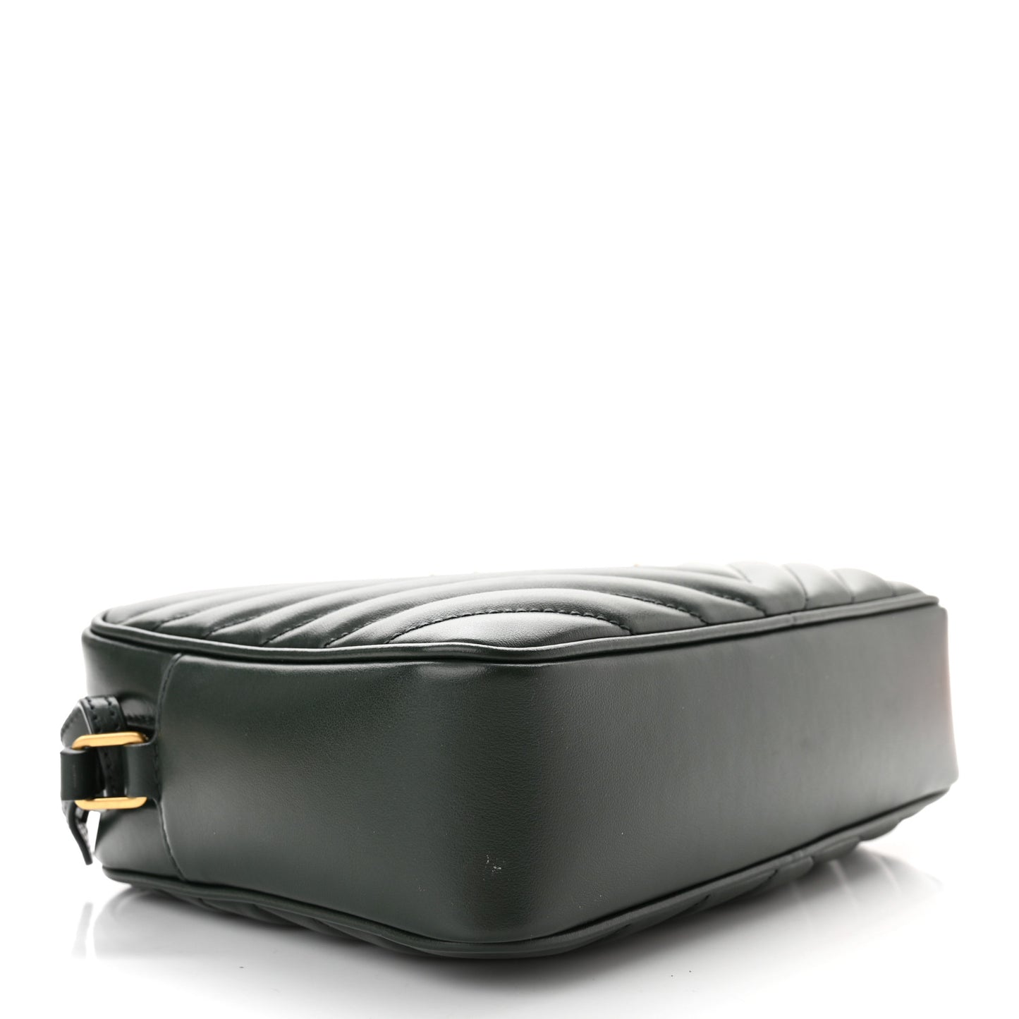 Calfskin Matelasse Monogram Lou Camera Bag Military Green